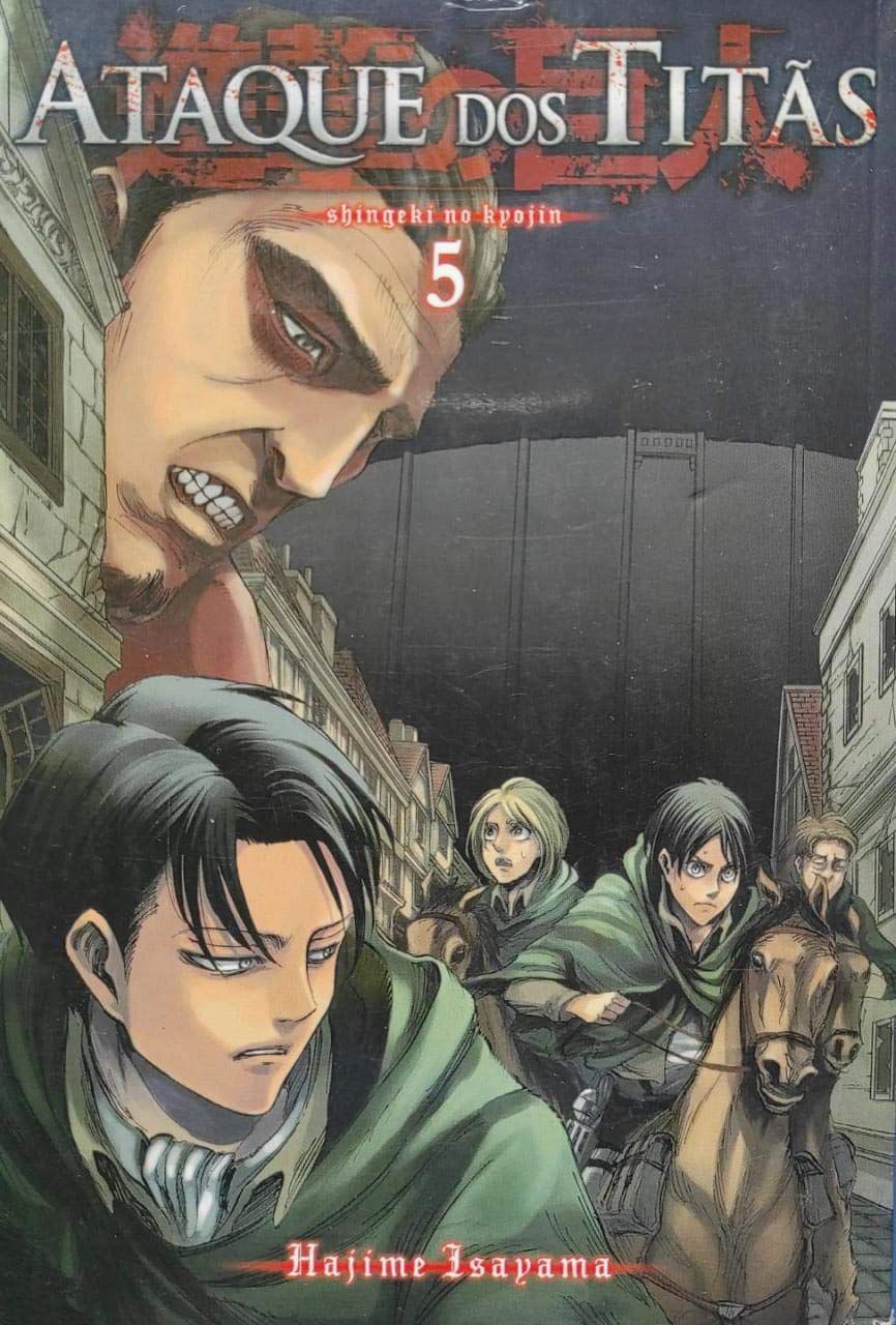 Ataque Dos Titãs, Shingeki No Kyojin, Mangá Vol. 1 Ao 3