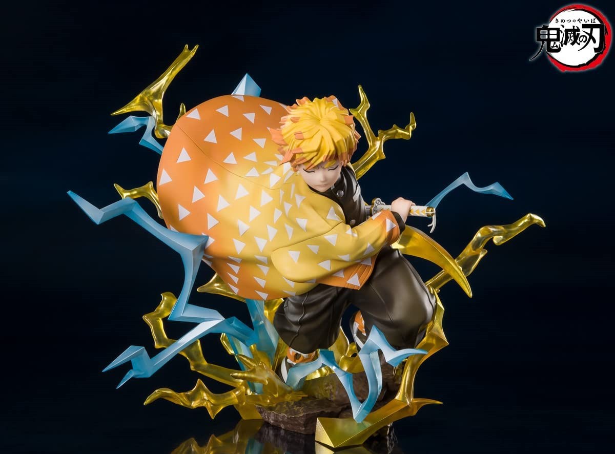 Boneco Articulado - Demon Slayer - Zenitsu Agatsuma - Amarelo