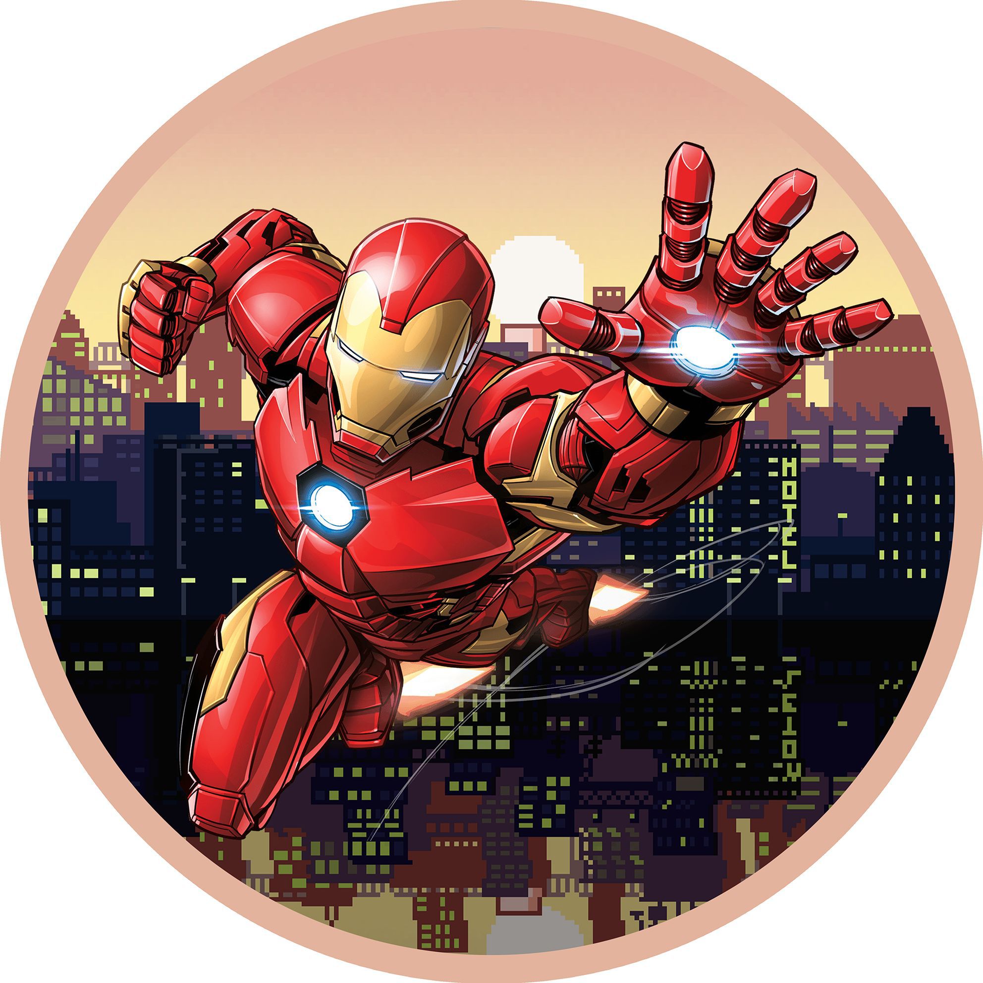 Homem De Ferro Iron Man M03 - Papel De Arroz Para Bolo