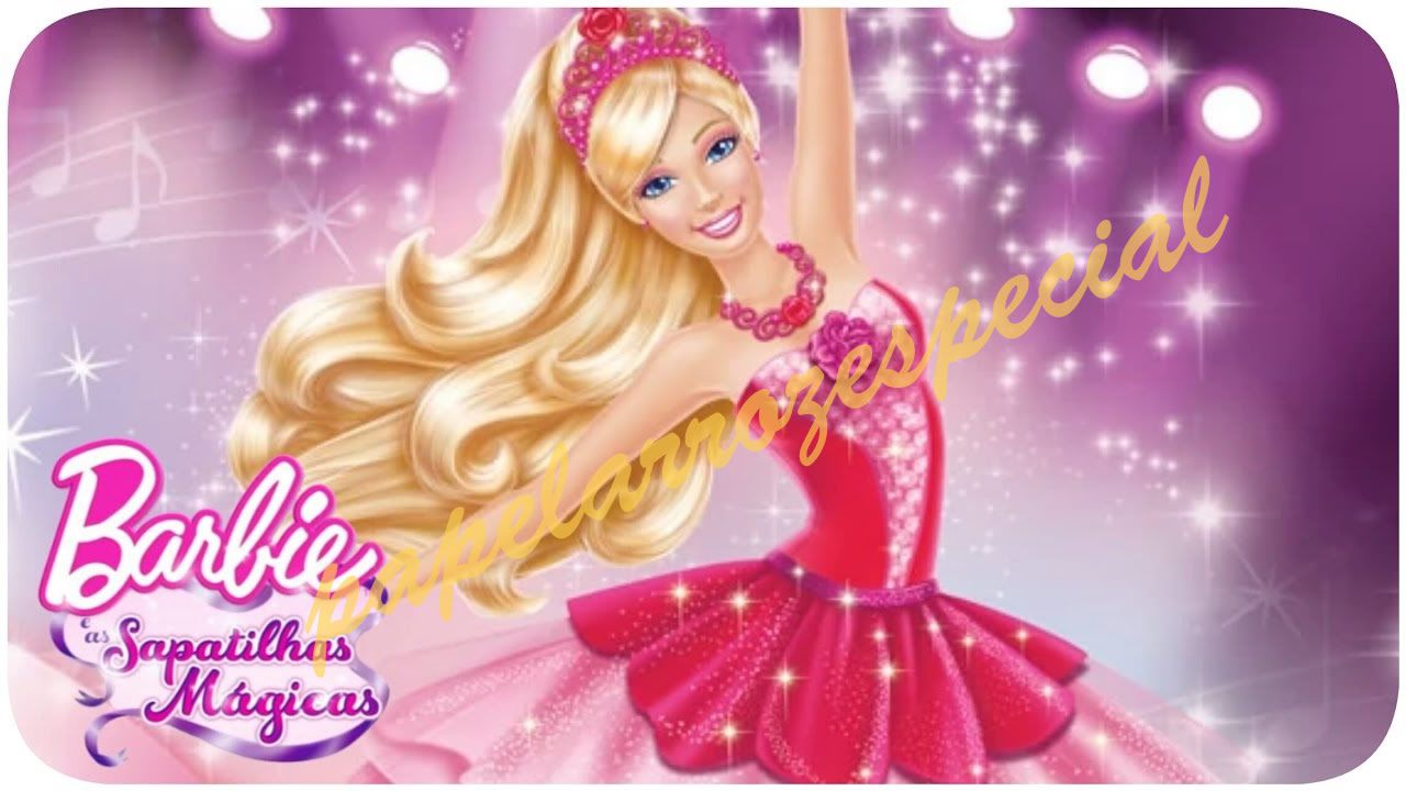 Barbie princesa popstar topo de bolo grátis decoração de festa