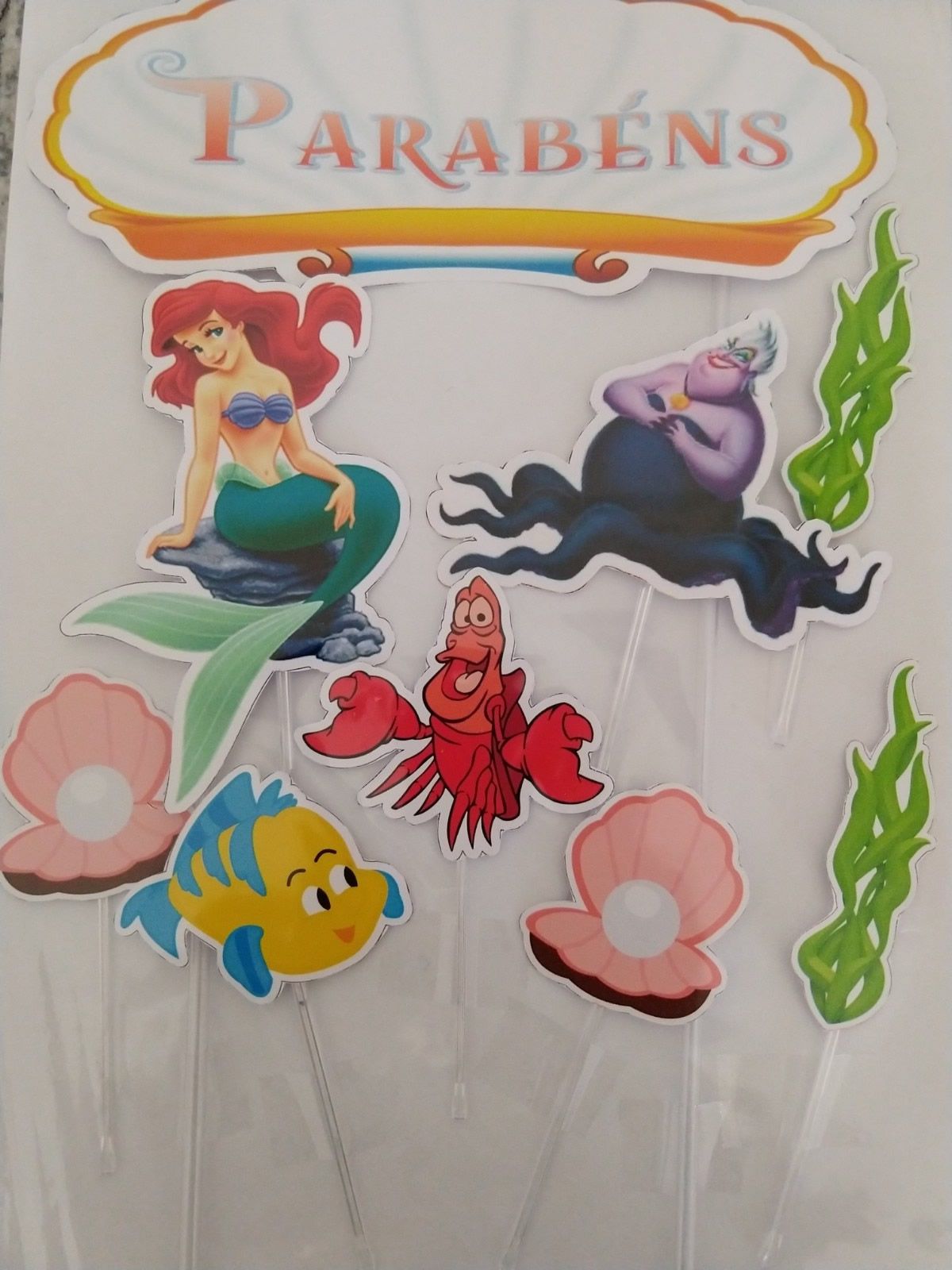 BOLO DA PEQUENA SEREIA  PRINCESA ARIEL 