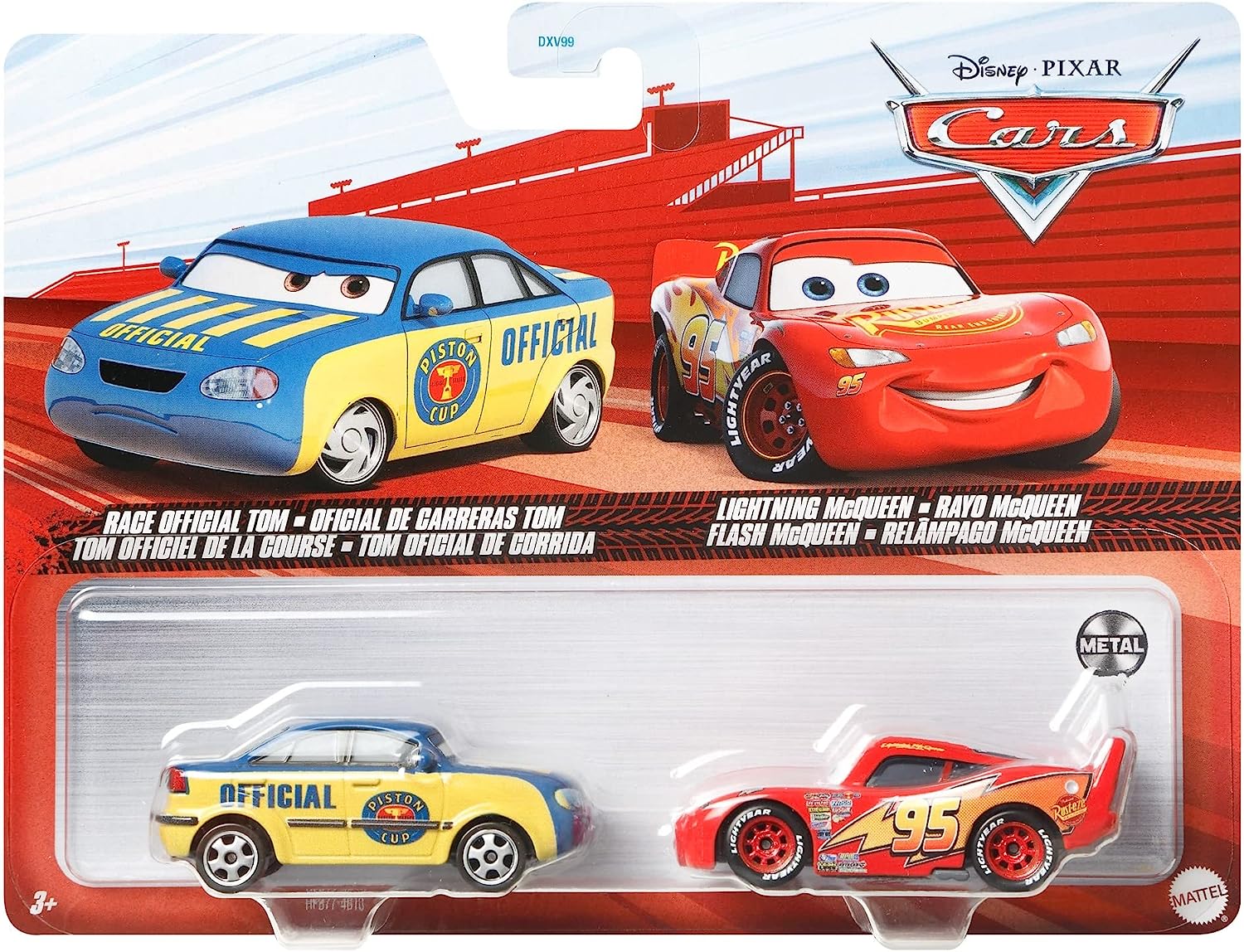 Disney and Pixar Cars 3, Race Official Tom & Lightning McQueen 2-Pack ...