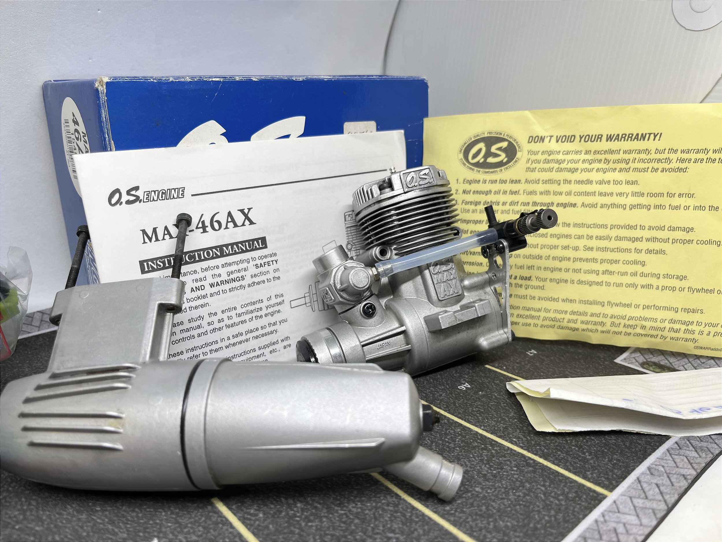 Motor OS Engine - 46ax-Max - Glow - Minicars Brasil