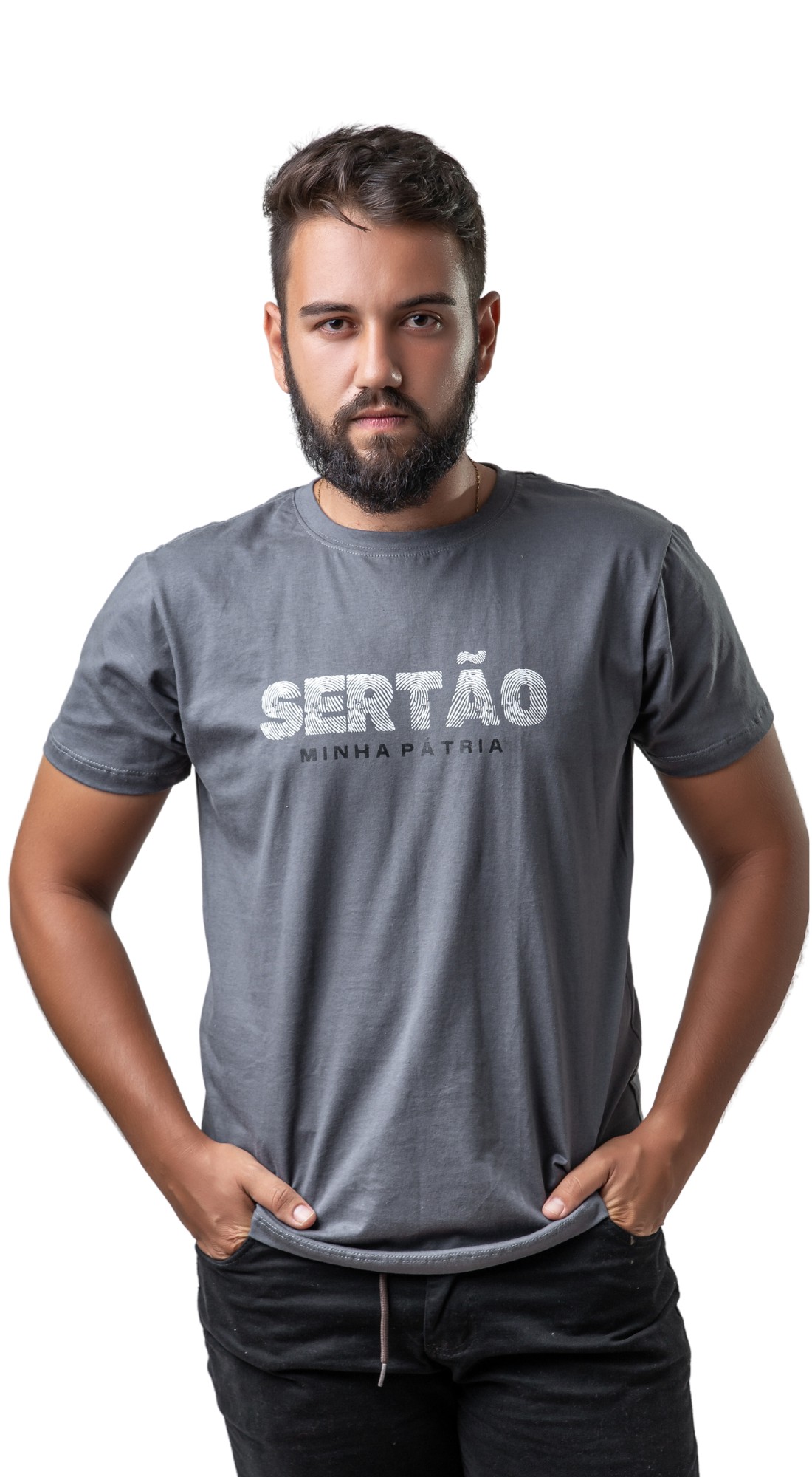 Camiseta Sertão Minha Pátria - Casebre de Palha - Vista o que te representa