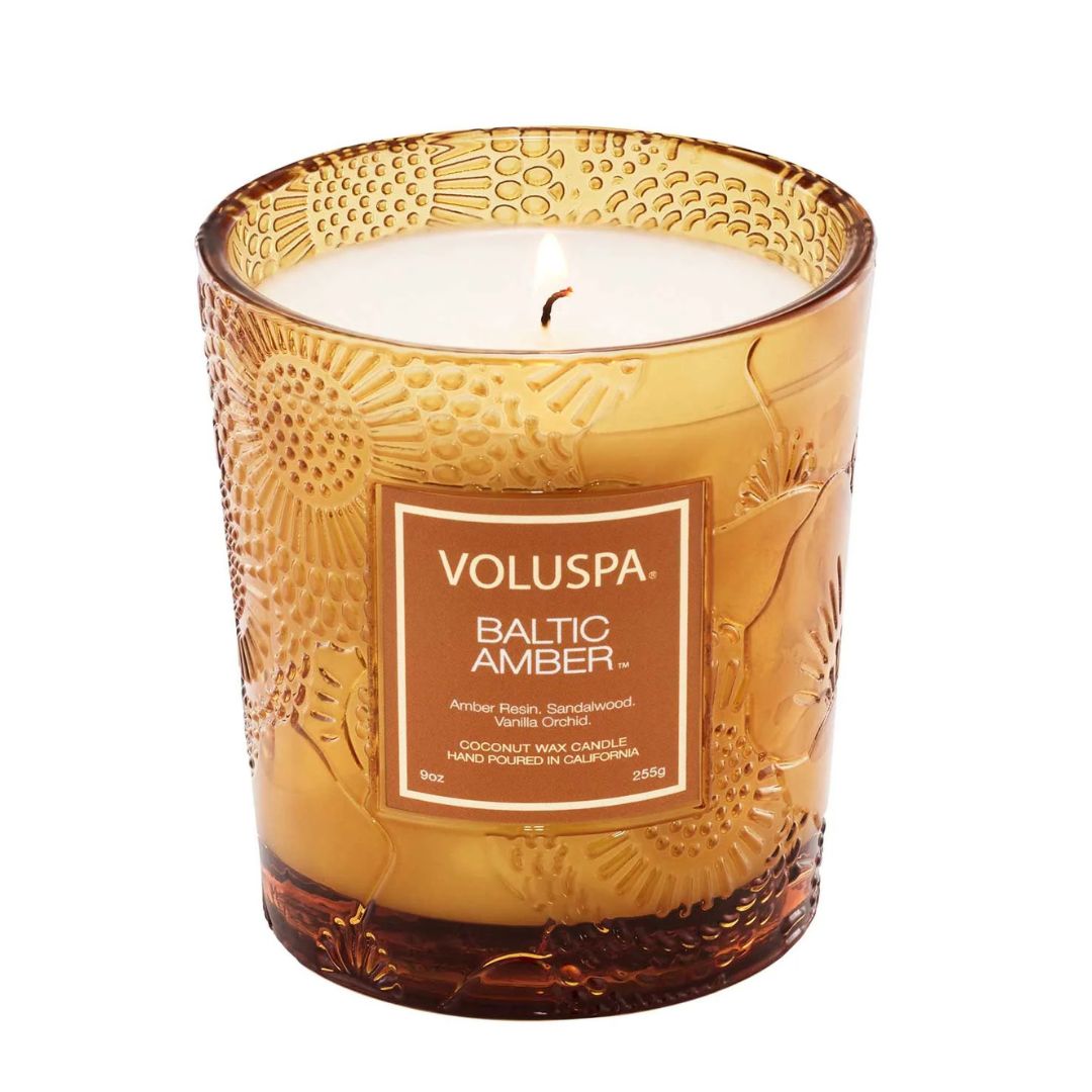 Vela Copo Vidro Clássico 60h Edição 25 Anos Baltic Amber Voluspa ...