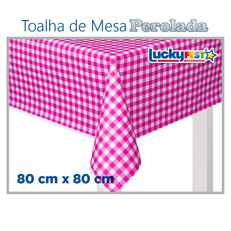 TOALHA DE MESA PLÁSTICO CORRIDA - XADREZ PTO/BR 1,37CMX2,74CM - TOALHA DE  MESA PLÁSTICO CORRIDA - XADREZ PTO/BR 1,37CMX2,74CM - RICA FESTAS