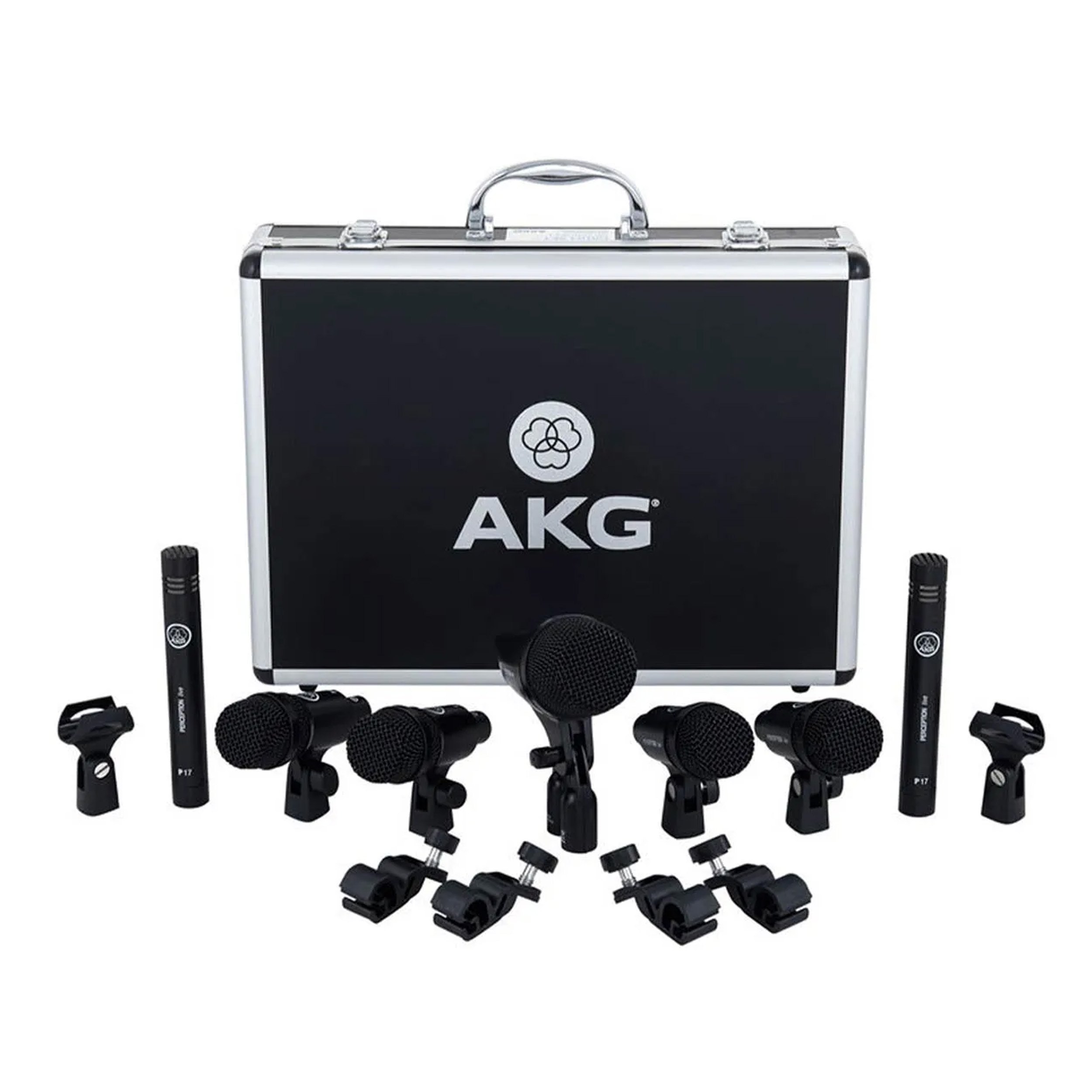 Kit Microfone Drum Set Session 1 C/7 Un - AKG - R2 Luz