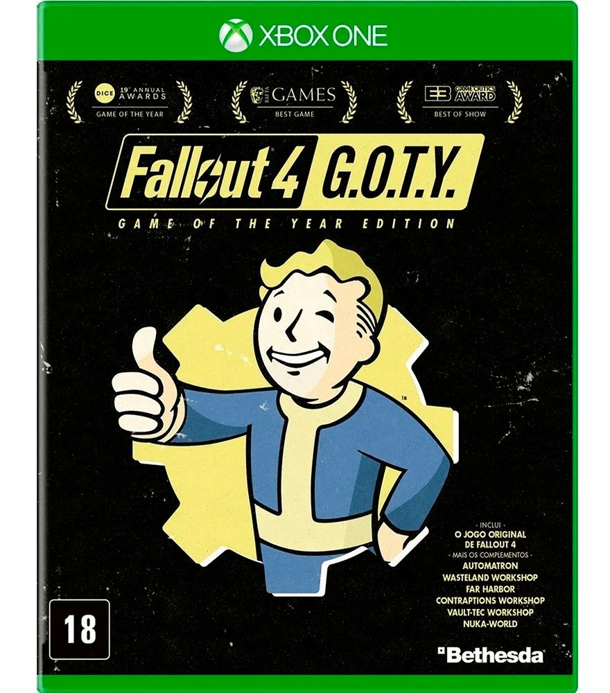 JOGO FALLOUT 3 G.O.T.Y. - XBOX 360/ONE