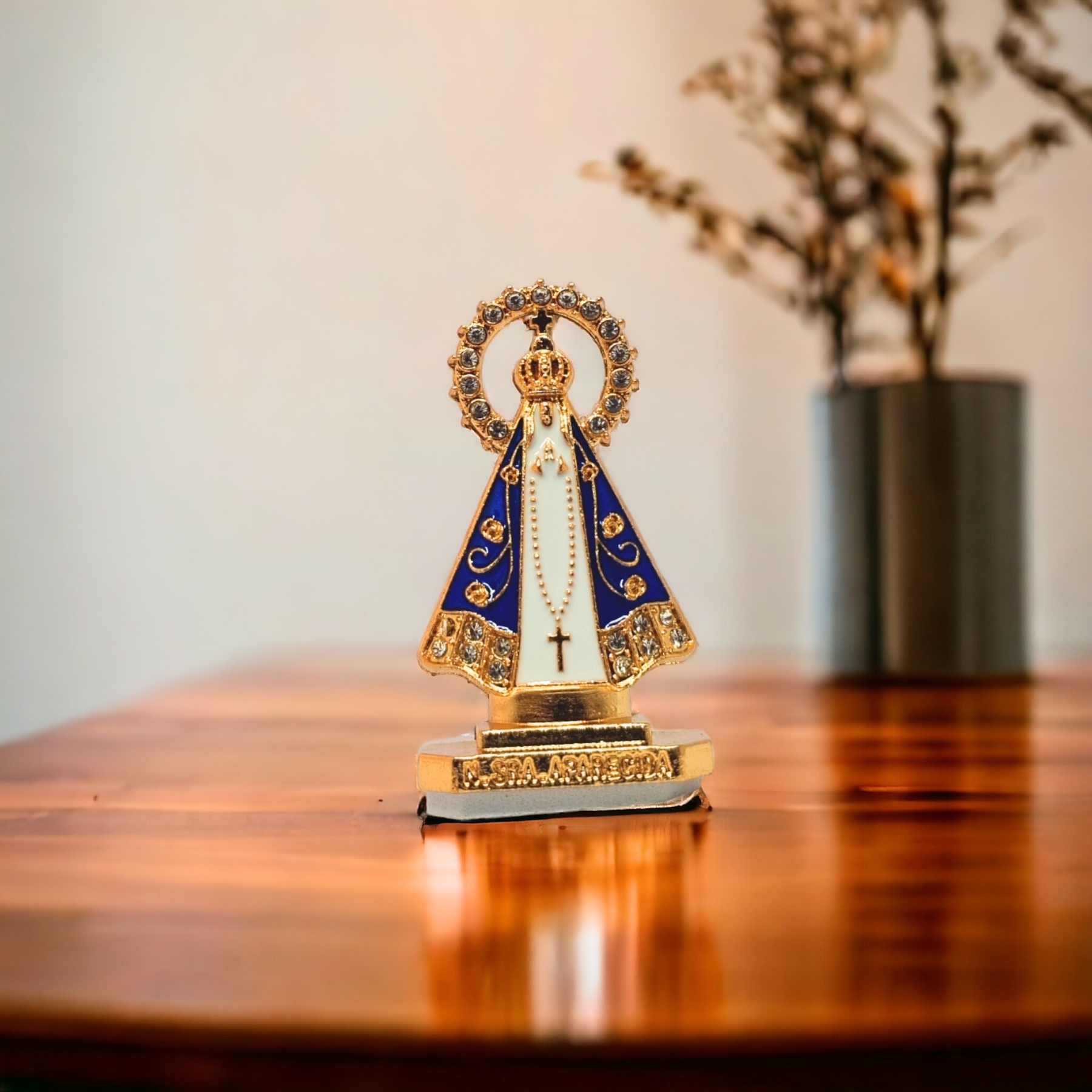 Mini Nossa Senhora Aparecida 5,5cm Decoração para Carro Atacado ...