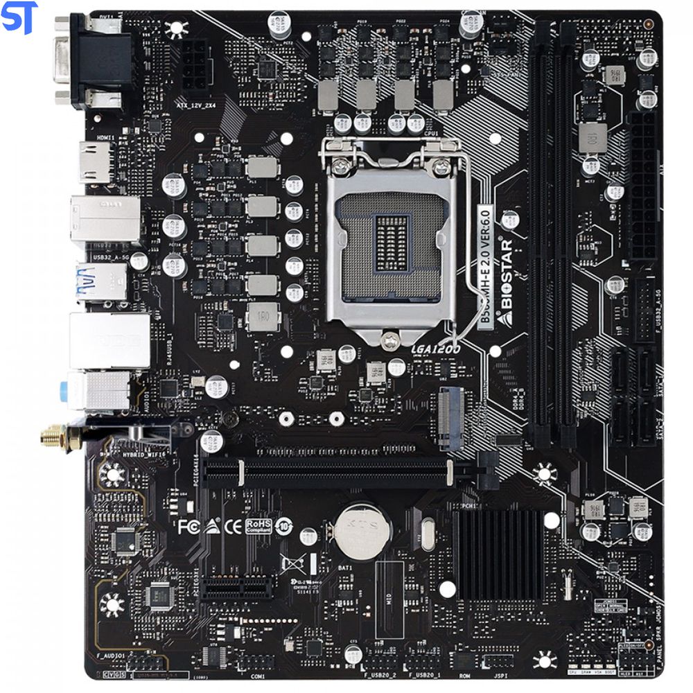 Placa Mãe Biostar B560MH-E 2.0 / LGA 1200 / DDR4 10ª e 11ª Geração ...
