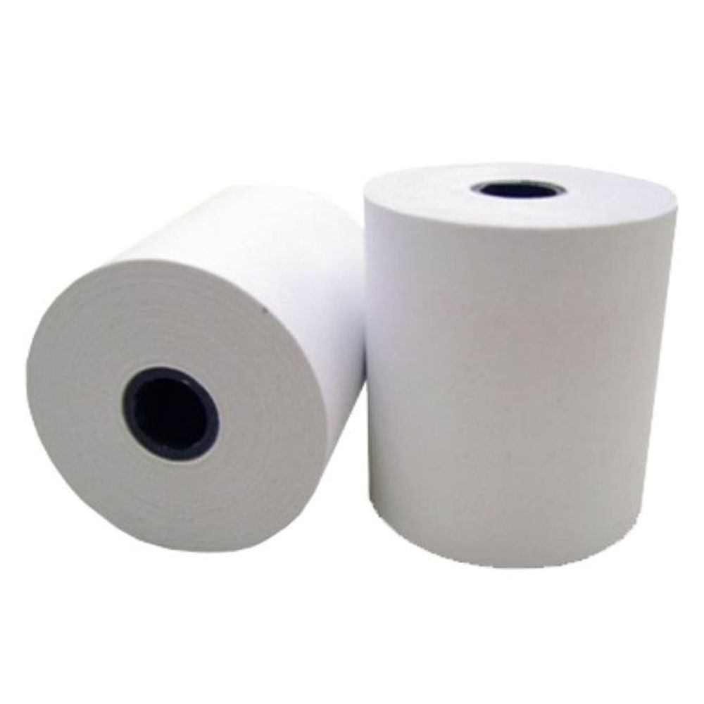 40 Rollos De Papel Térmico Para TPV Y Datáfonos | Tamaño 57x35x12 Mm, Sin BPA, Blanco | Compatible Universal