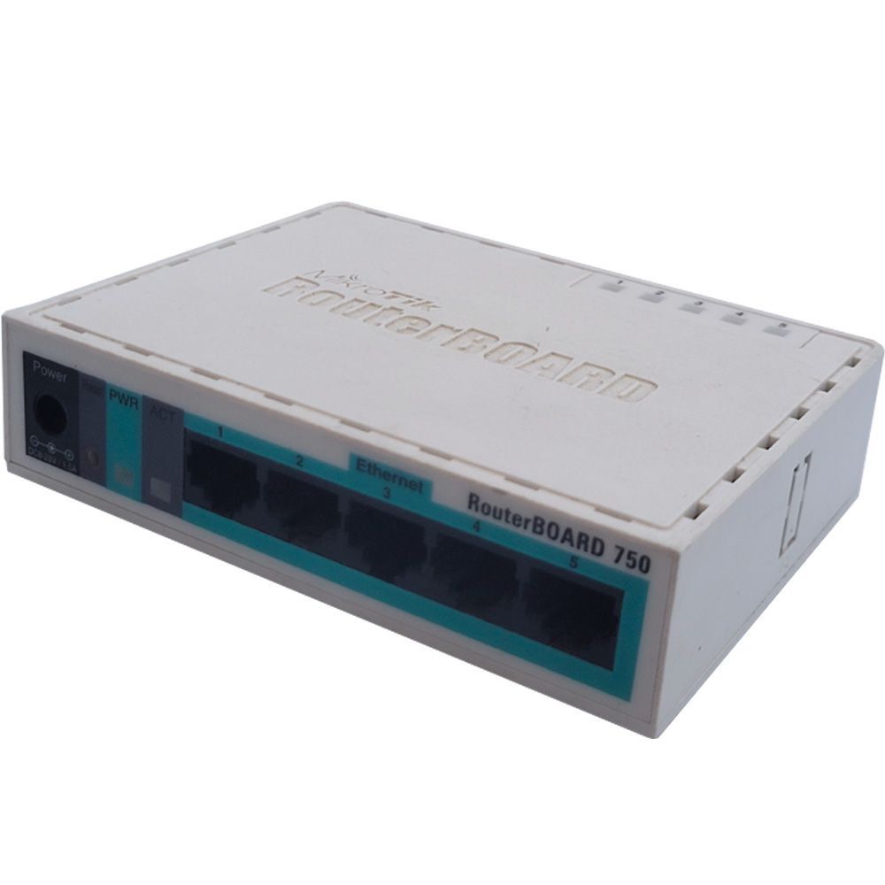 Roteador Mikrotik Routerboard Rb 750 - SobralTech