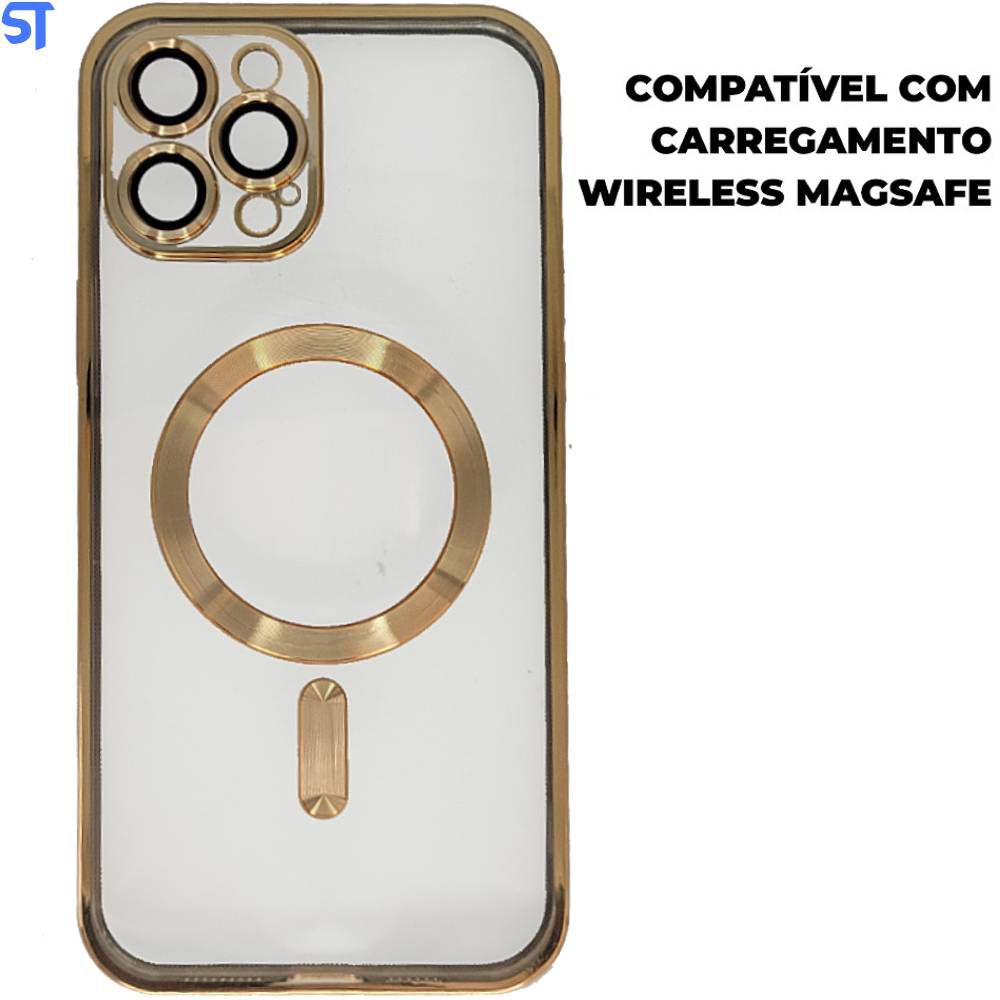 Capa Couro Magsafe Iphone 14 Pro Max - Conexão Mobile
