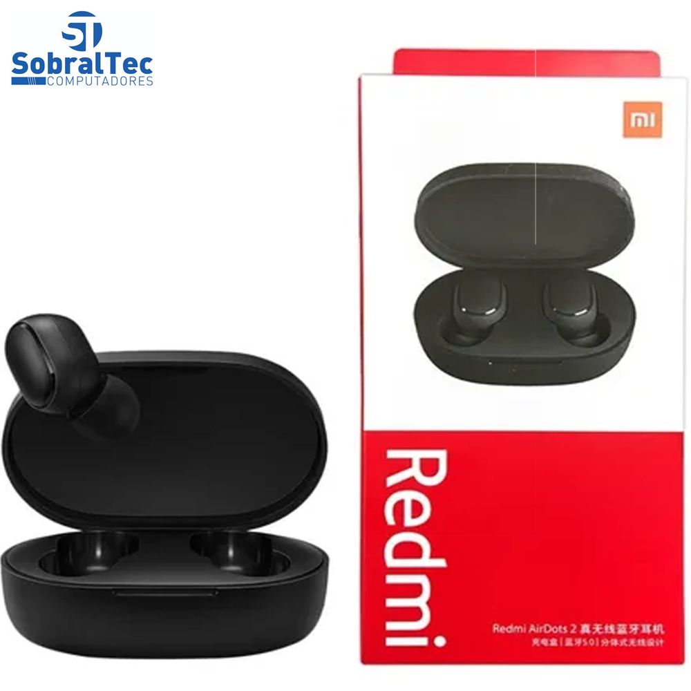 Novo ar pro fones de ouvido com microfone redmi airdots 2 fones sem fio  para xiaomi fone bluetooth sem fio