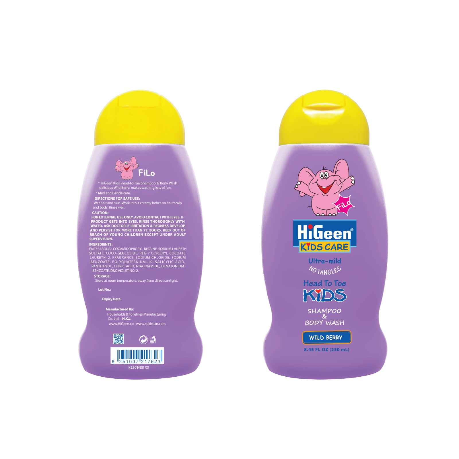 SHAMPOO 3 EM 1 KIDS FILO 250ML - Cosméticos Árabes - Al Ward - O mundo ...
