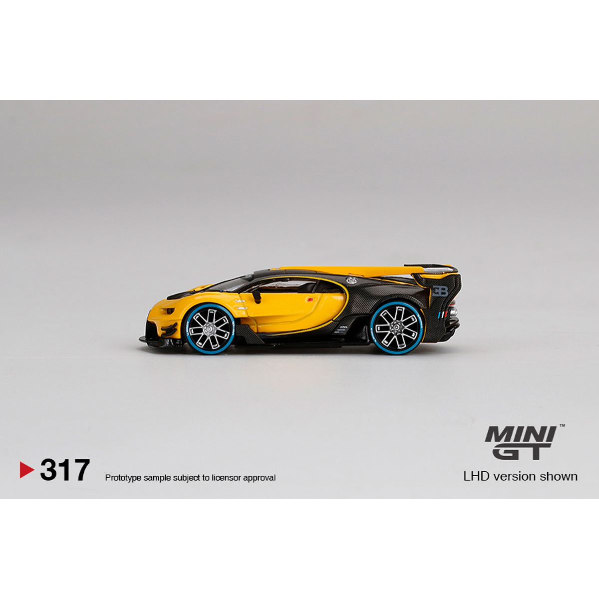 Mini GT 1:64 Bugatti Vision Gran Turismo - Colore Nero - Modello #795