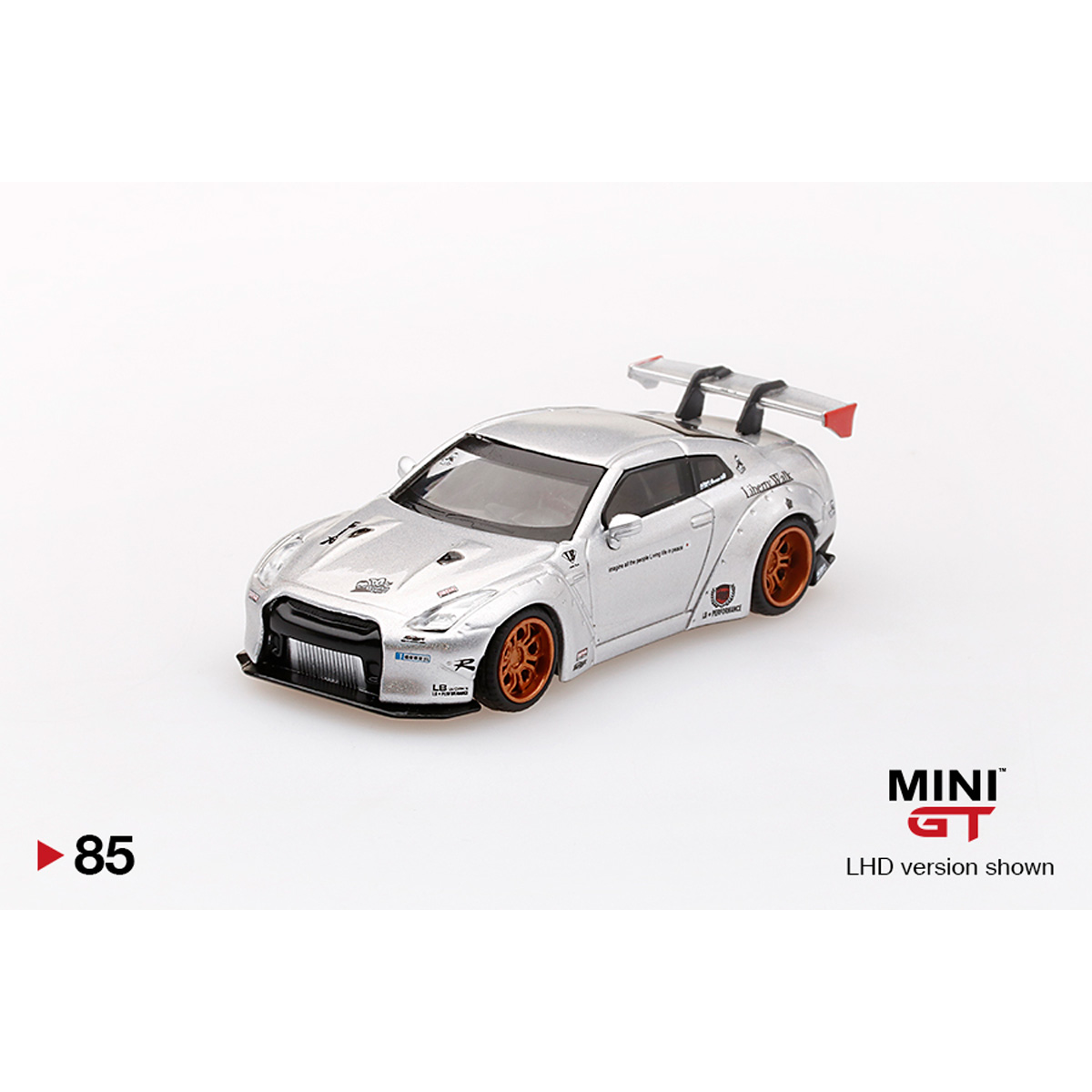 Mini GT 1:64 LB WORKS Nissan GT-R (R35) Magic Pearl - Counting Minis