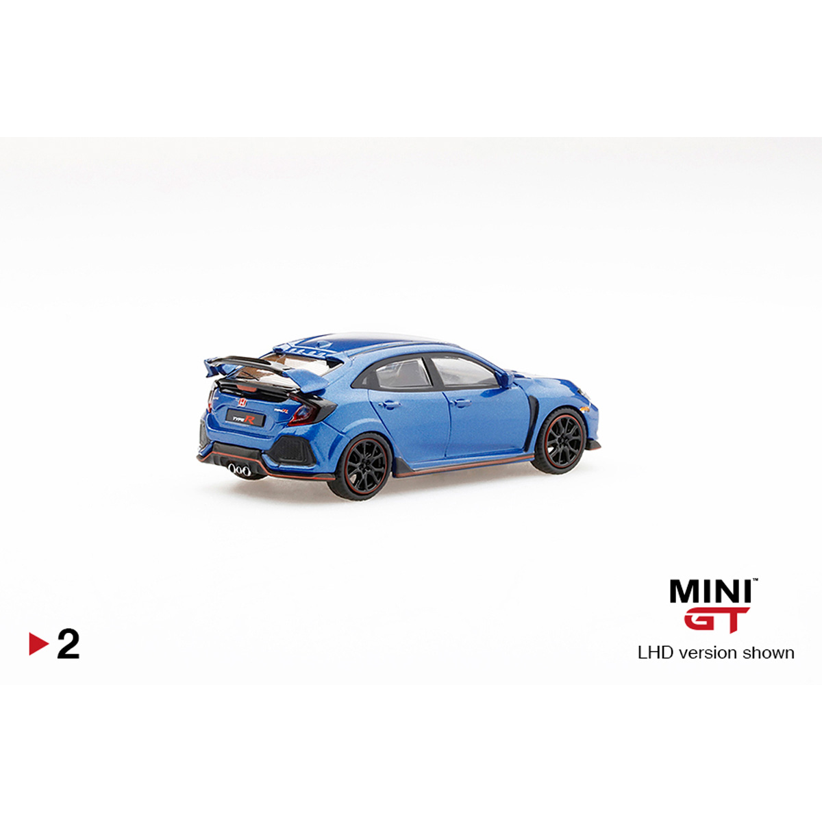 Mini GT 1:64 Honda Civic Type R – Aegean Blue – édition Limitée
