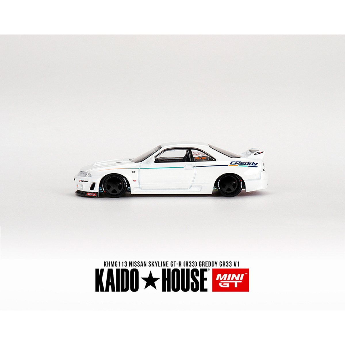Miniatura Kaido House 1:64 Nissan Skyline GT-R R33 #113 - Counting Minis
