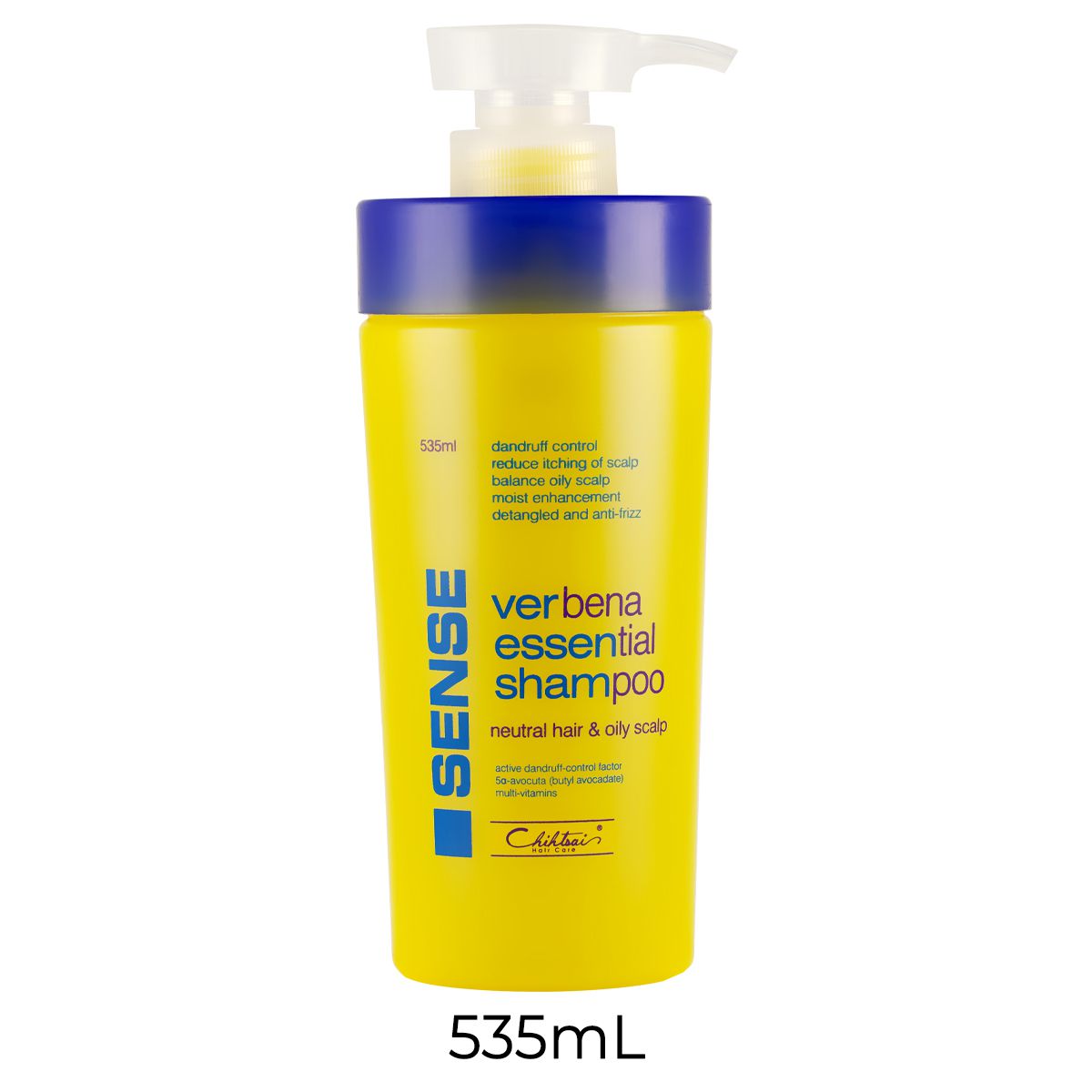 Chihtsai Sense Verbena Essential Shampoo (oleosos e sensíveis) - Sah Pro