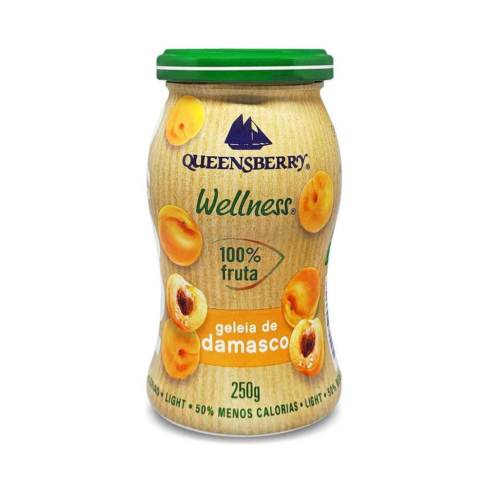 Geleia Damasco Queensberry 100% Fruta Vidro 170g