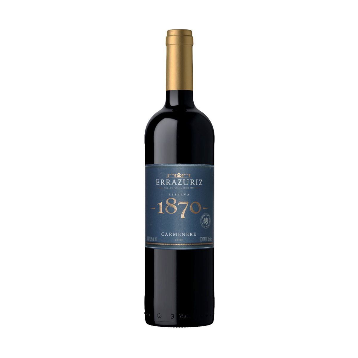 Vinho Tinto Seco Errazuriz 1870 Carmenere 750ml - Família Scopel Delivery