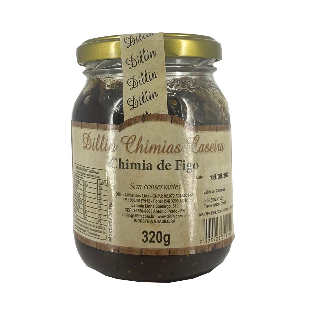 Chimia de Figo - Vitrine . Alimento de Origem