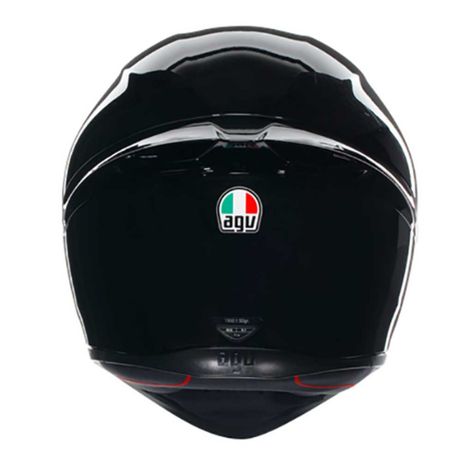 agv helmet gloss black K1S N3Motors Shell in High Resistance Thermoplastic Resin engineered in 2 sizes with 4 Casco Agv K1s Agv K1