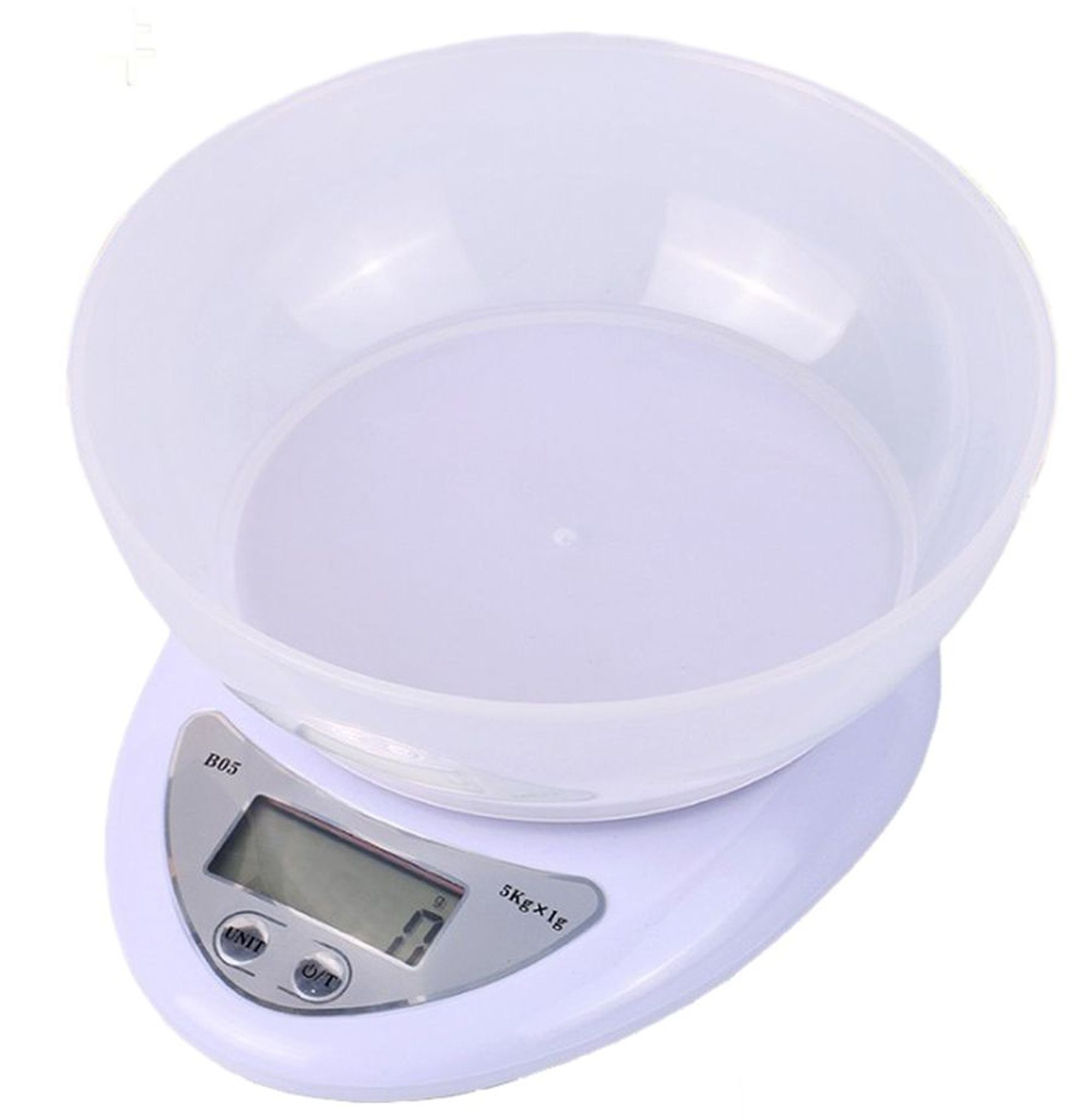 Balança Digital para Cozinha de 1kg a 5kg - Branca - 81488 - YDTECH