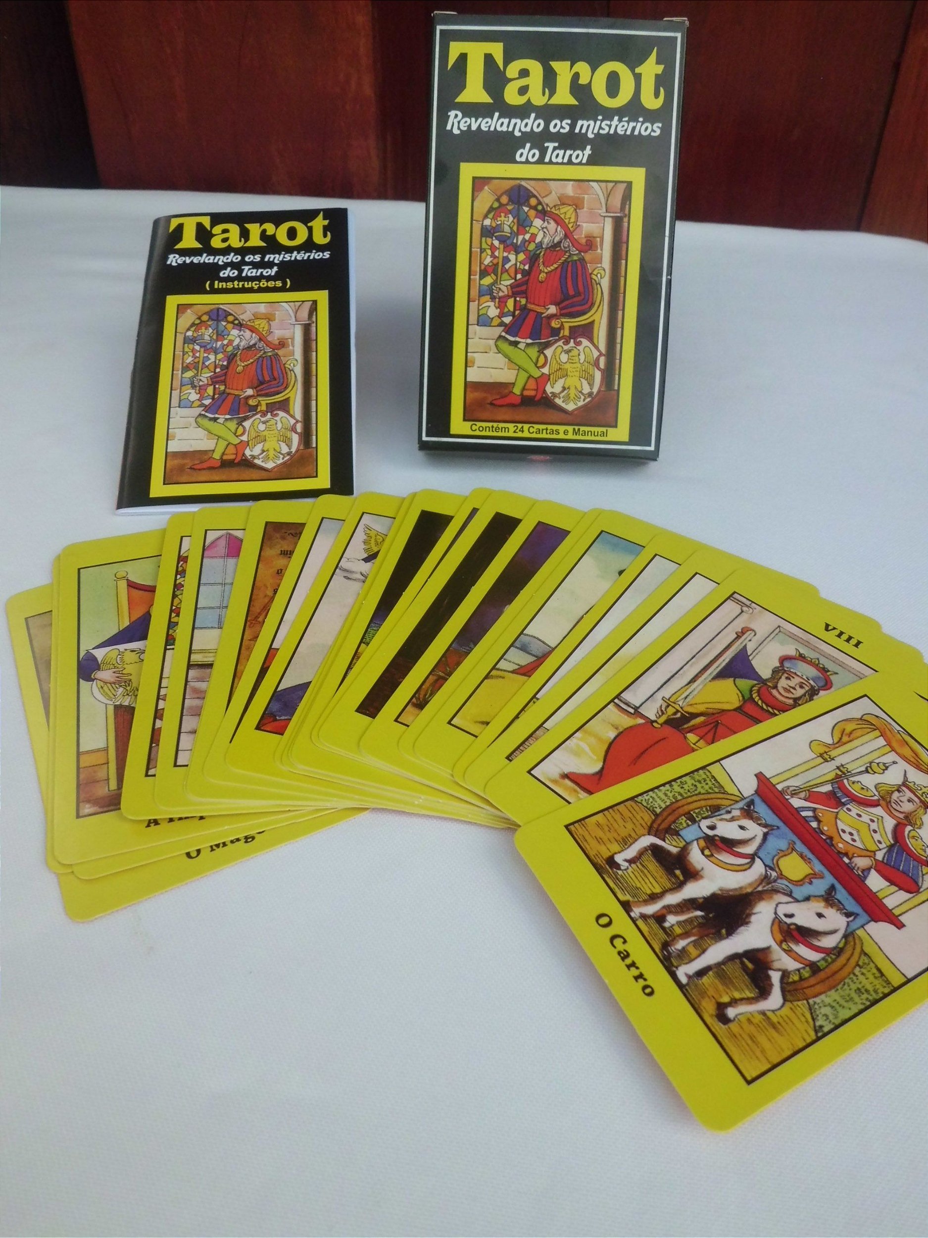 Jogo de Cartas Tarot Revalando os Mistérios do tarot - Estrela Magia - Tarô  / Baralho Cigano - Magazine Luiza