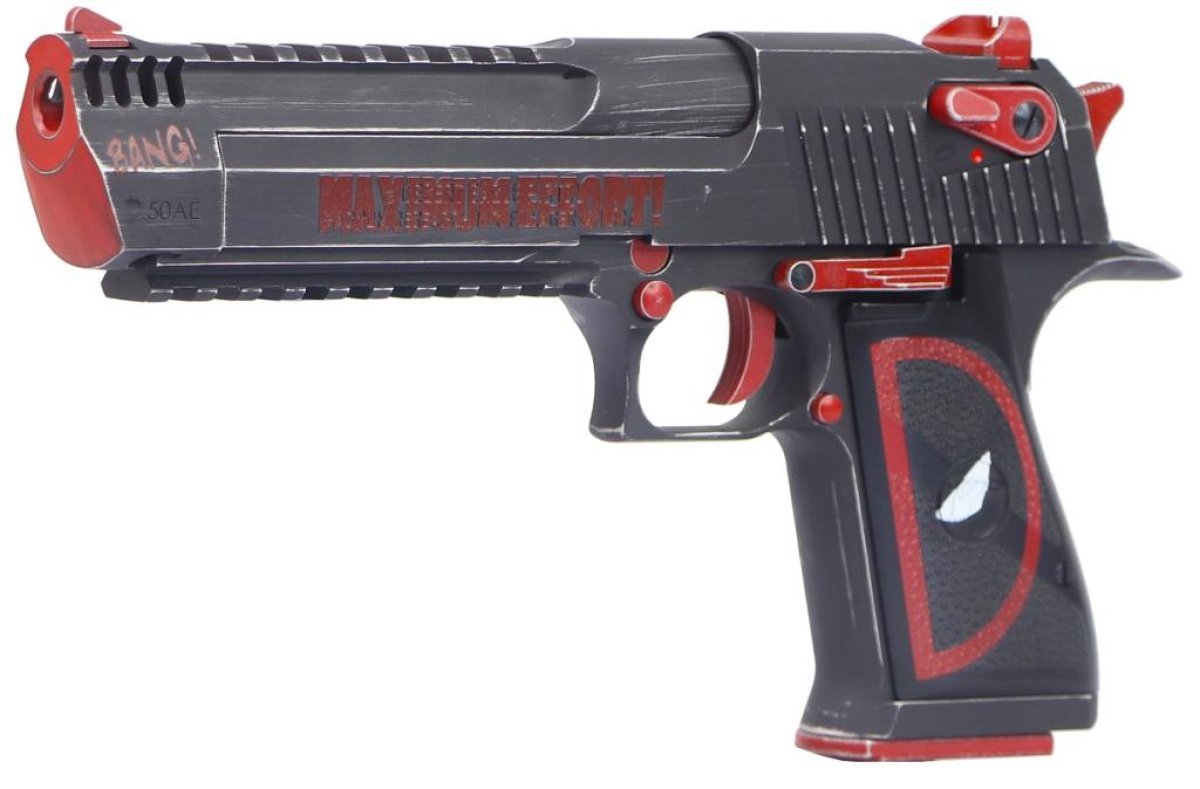 Pistola Airsoft Desert Eagle .50 Deadpool Armorer Works/Cybergun GBB ...