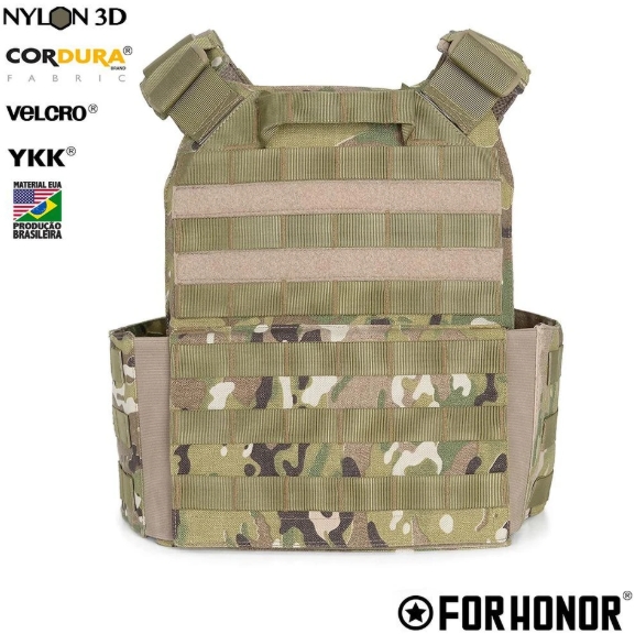 COLETE PLATE CARRIER EVOLUTION CORDURA 1000 - CAMUFLADO MULTICAM ...
