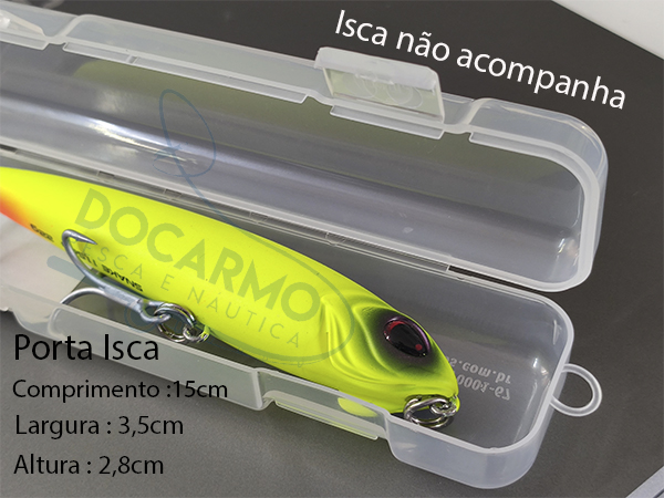 Kit Estojos Organizador Transparente Porta Isca Cm Docarmo Pesca