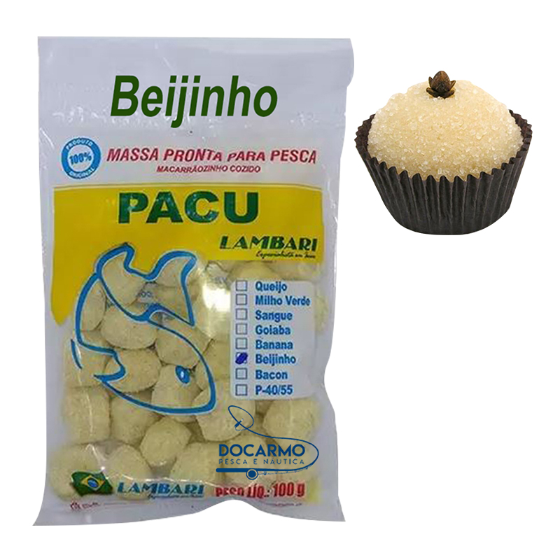 Melhor Massa Isca para Pacu Pronta kit 3 Sabores 100g Cada - Docarmo Pesca