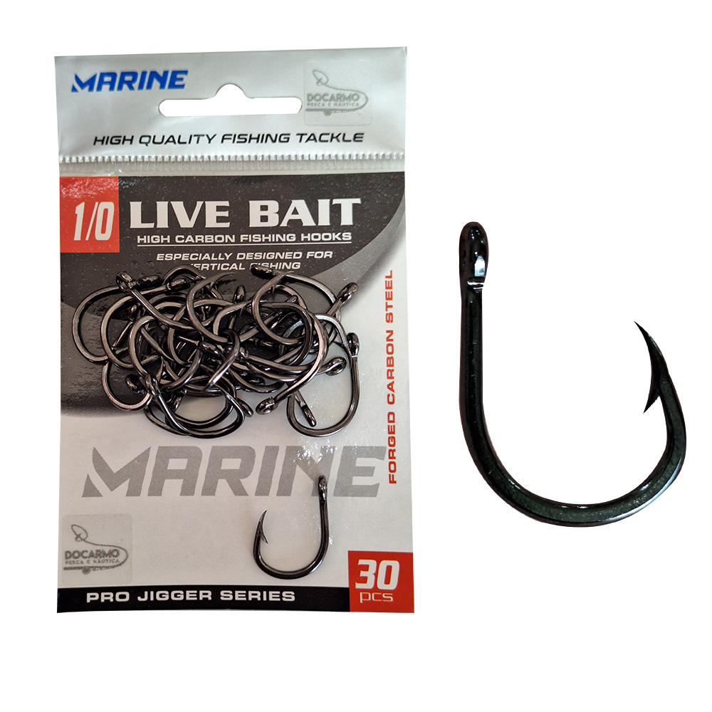 Amo TRABUCCO HISASHI 11028 LIVE BAIT Misura 1/0 – Per Aguglie, Boghe E Predatori Marini