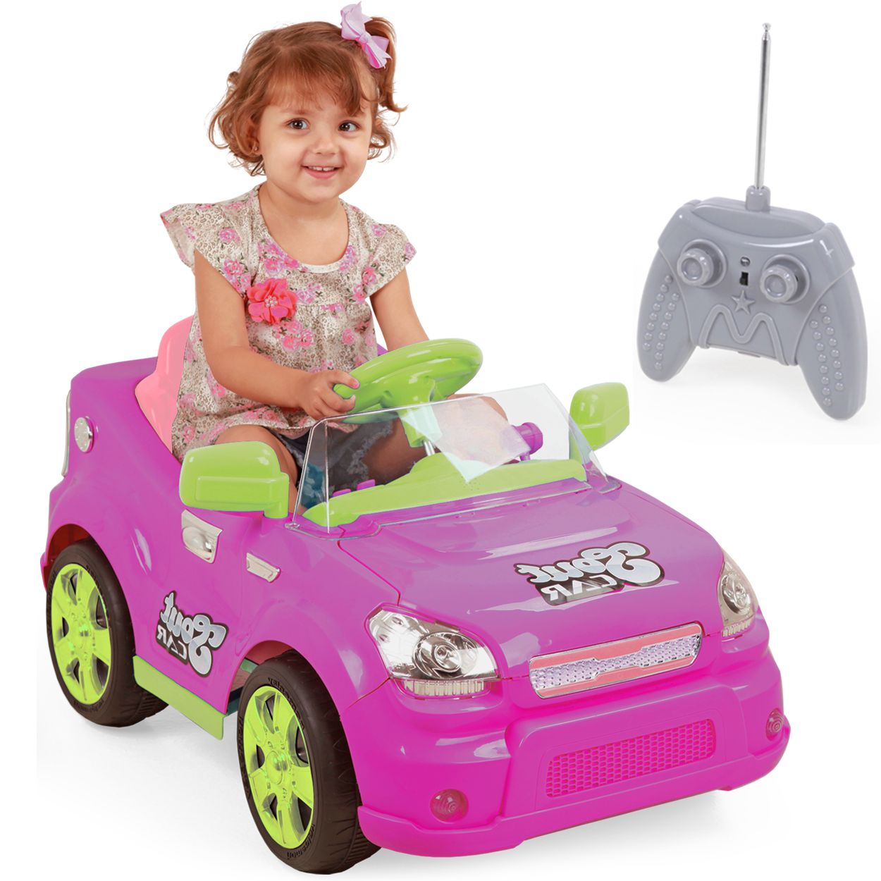 O kart elétrico infantil pode levar pessoas, carro com controle remoto de  carregamento, brinquedo de carrinho de bebê, 3-6-8 anos de idade
