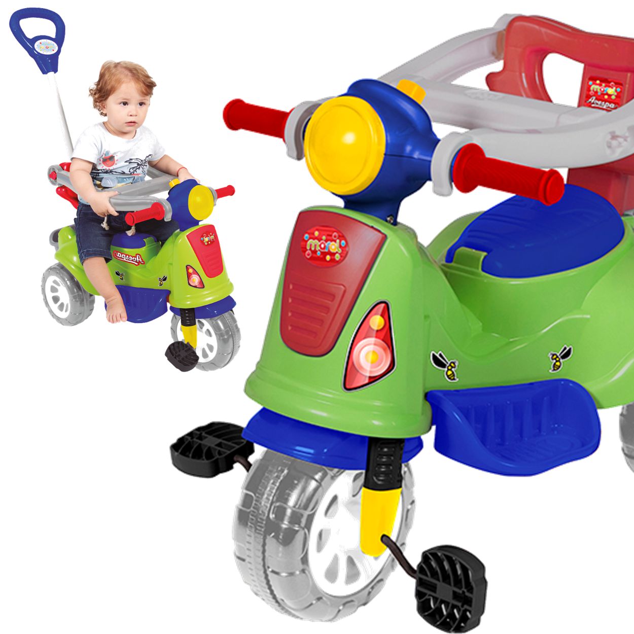 Moto triciclo bebe sale