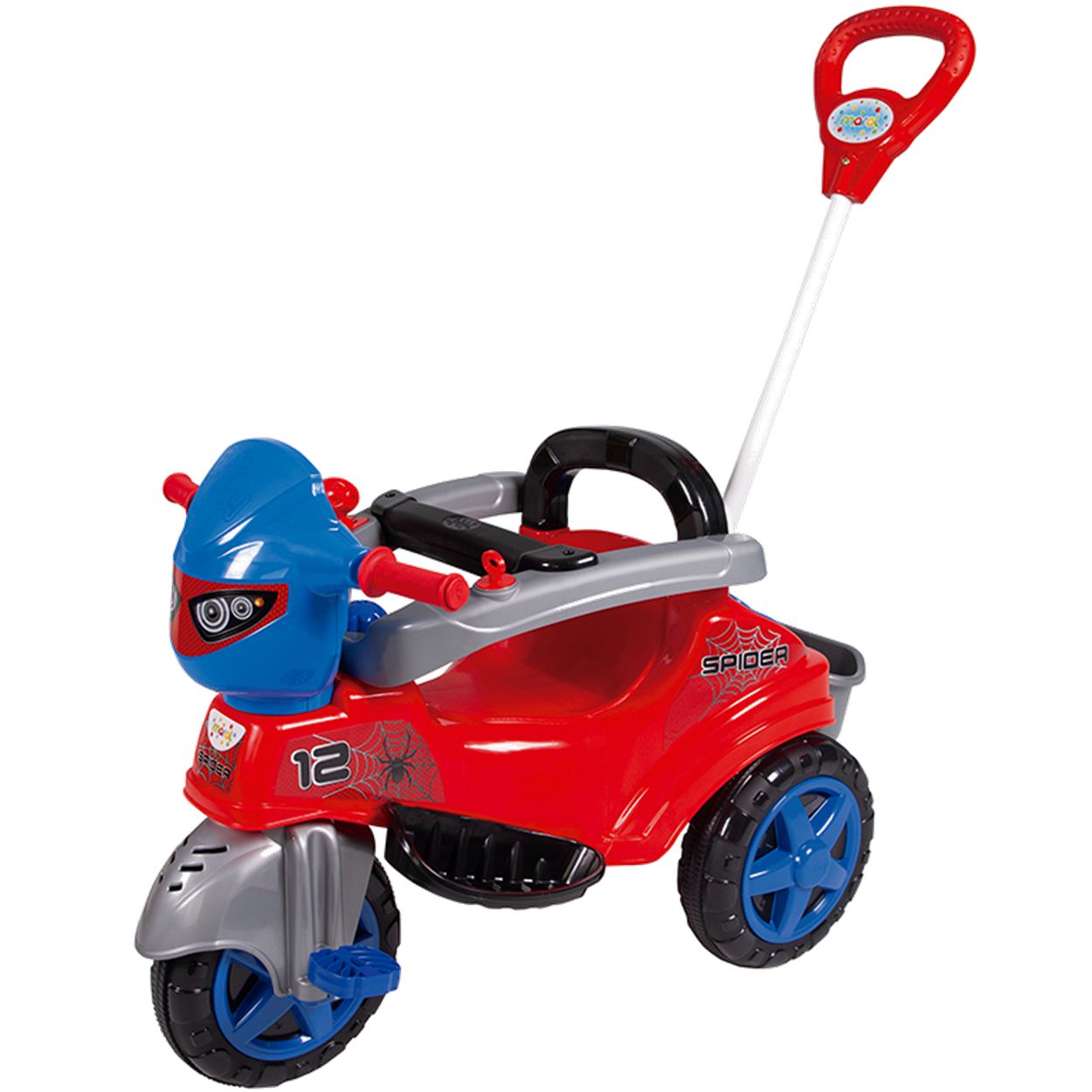 Moto Infantil Com Empurrador E Pedal