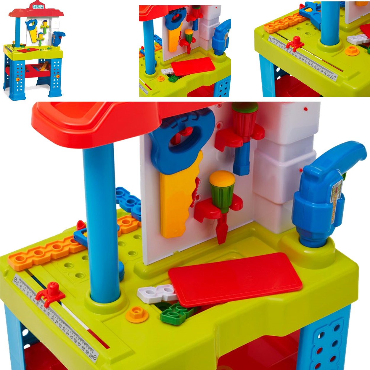 Oficina de Brinquedo Faz de Conta Tateti Bancada de Trabalho - Maçã ...