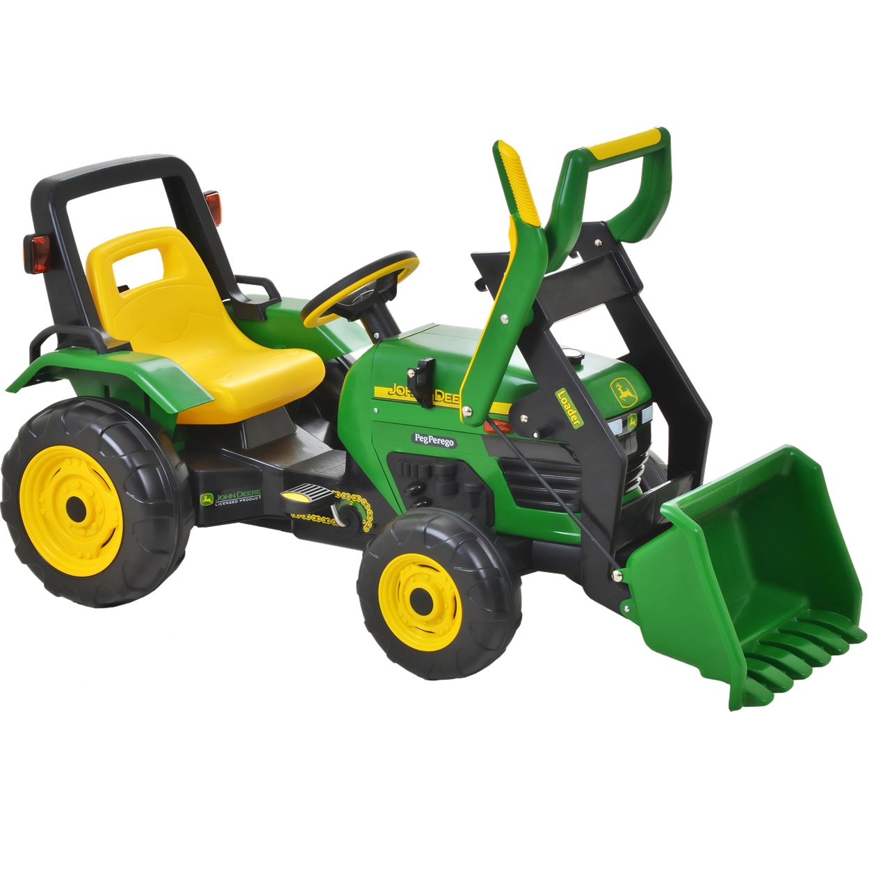 Trator Infantil com Assento Ajustável e Volante Funcional John Deere para  Crianças de 18 a 36 meses, Verde - Dular