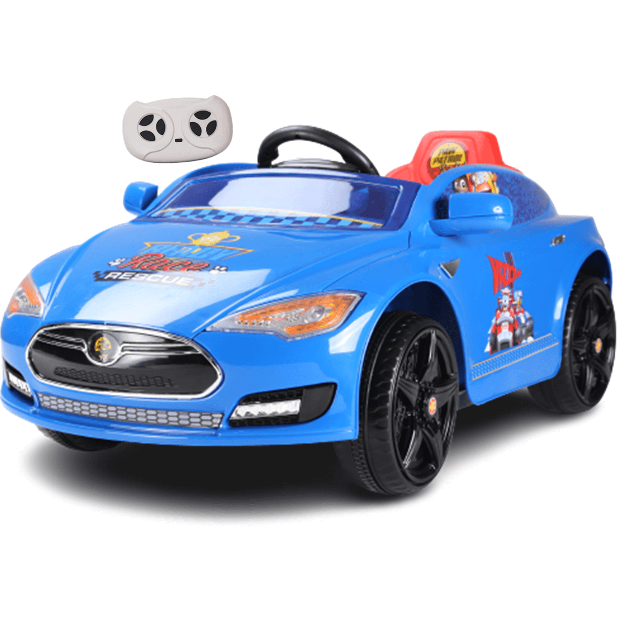Carro elétrico de controle remoto infantil, carro de brinquedo para meninos  e meninas de 2 a 7 anos