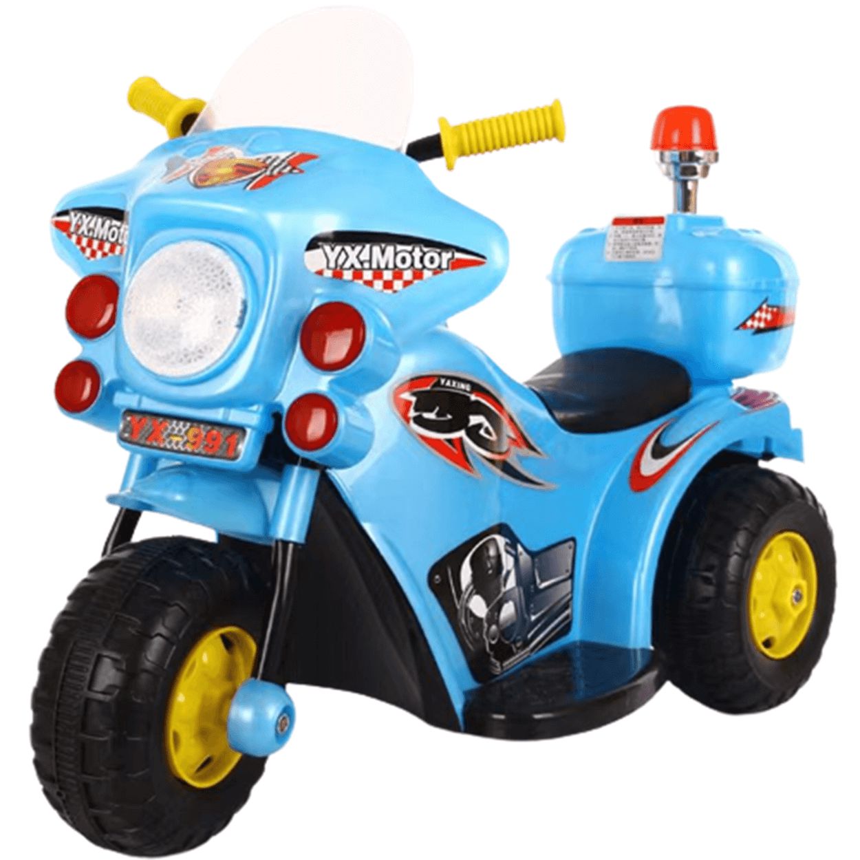 Mini Moto Elétrica Infantil Motorizado 12V Brinquedo Criança Polícia