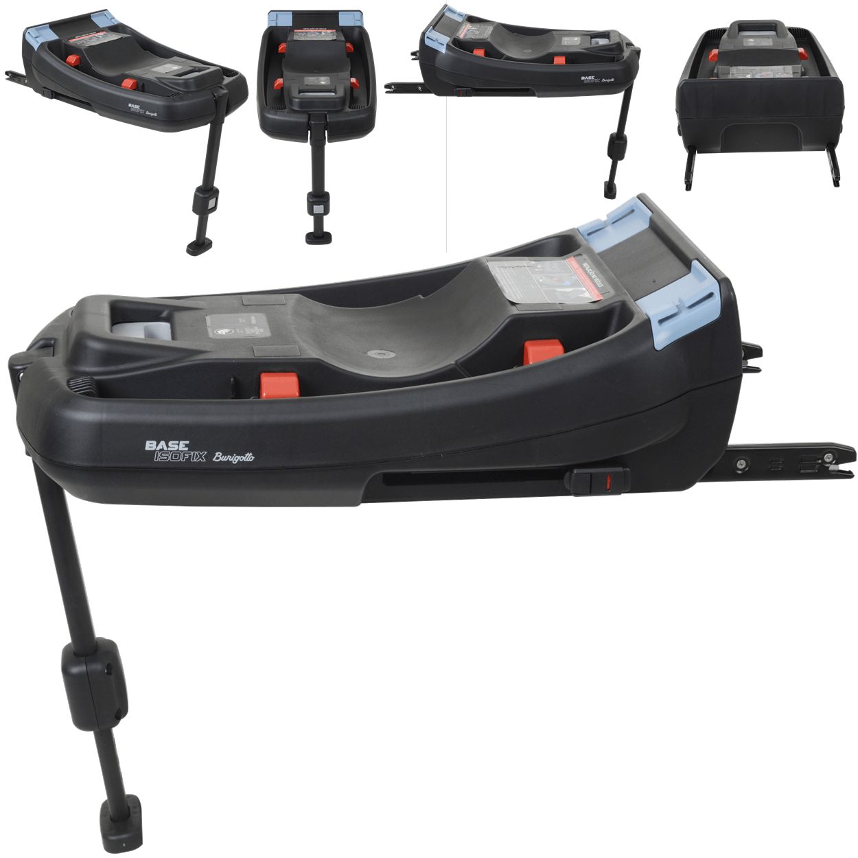 Base para Carro Burigotto ISOFIX com Ancoragem 0 a 13kg Preta