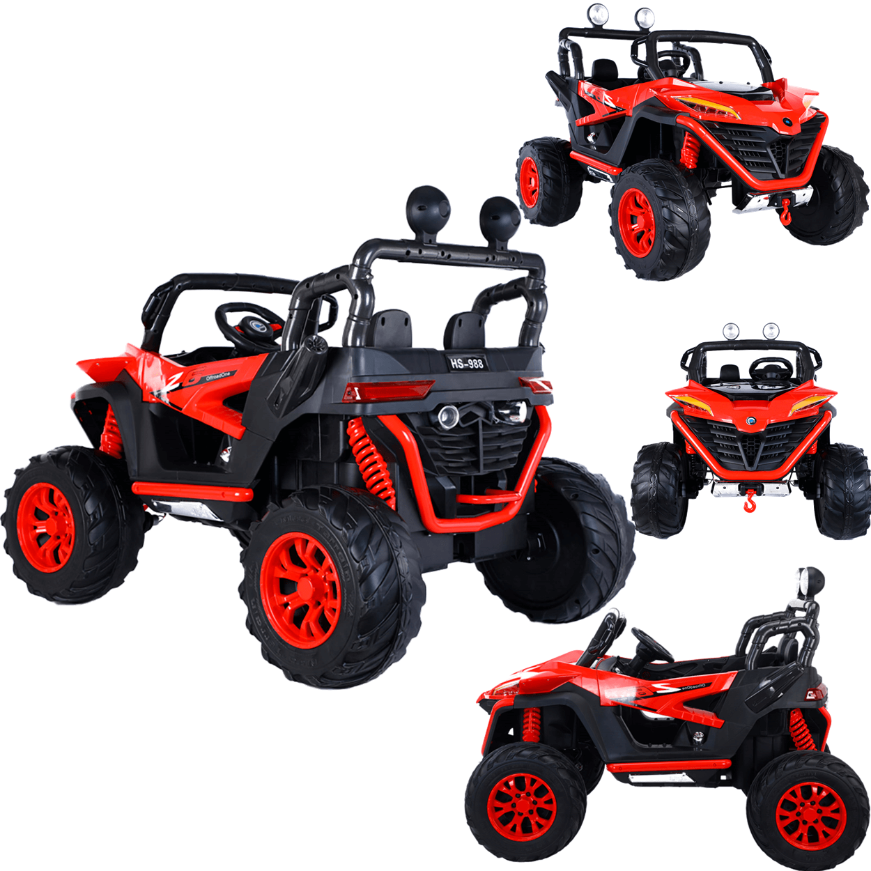 HENRI　スタジオ 　カーボーイ Carro Elétrico Jipe Titan Xr 12v Bang Toys Brinquedo Cinza