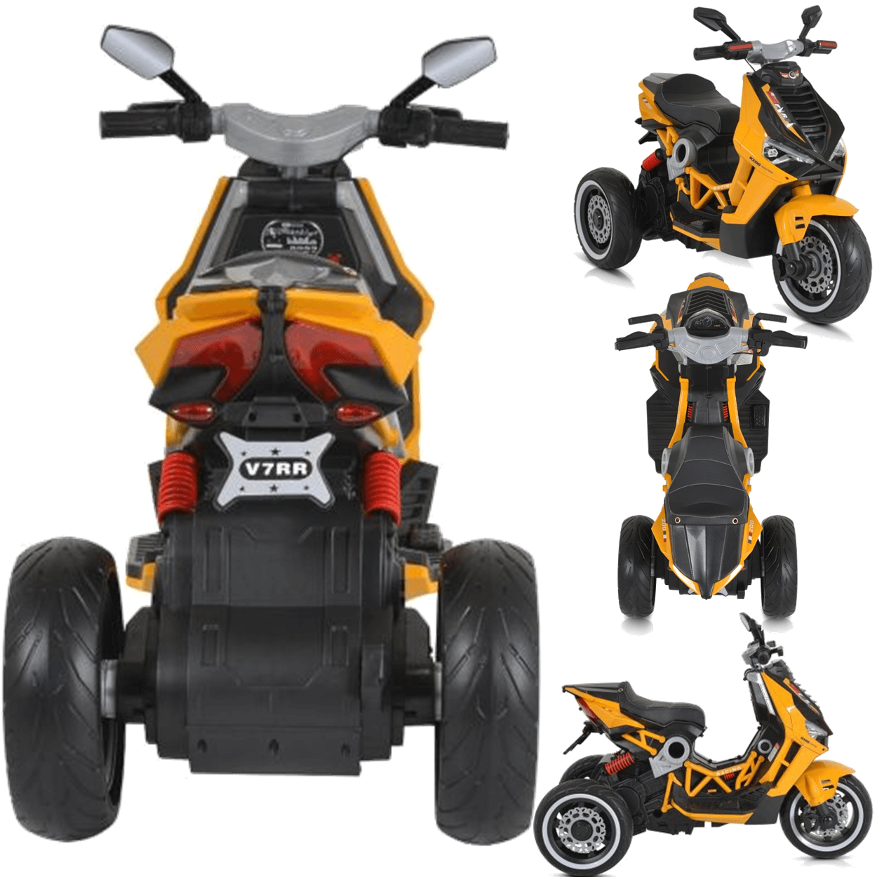 Moto Eletrica Bandeirante Italjet Dragster 200 Sport 12V Amarela Moto Eletrica Bandeirante Italjet Dragster 200 Sport 12V Amarela