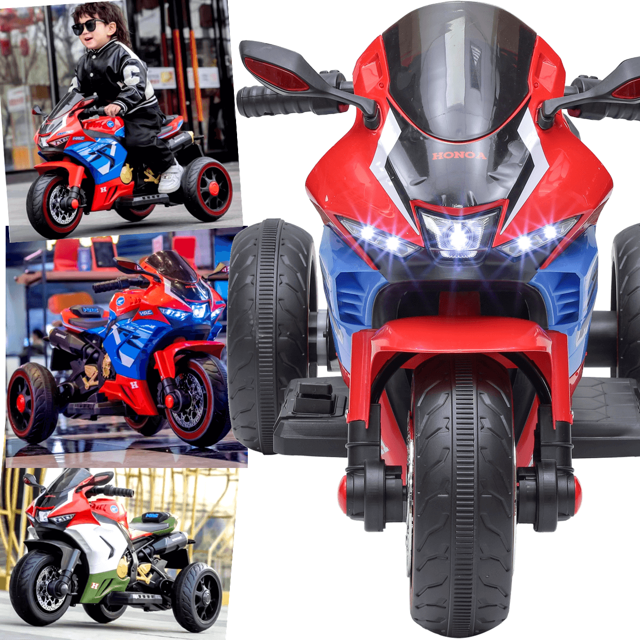 Mini Moto Eletrica Zippy Toys Honda CBR Fireblade Vermelha 6V