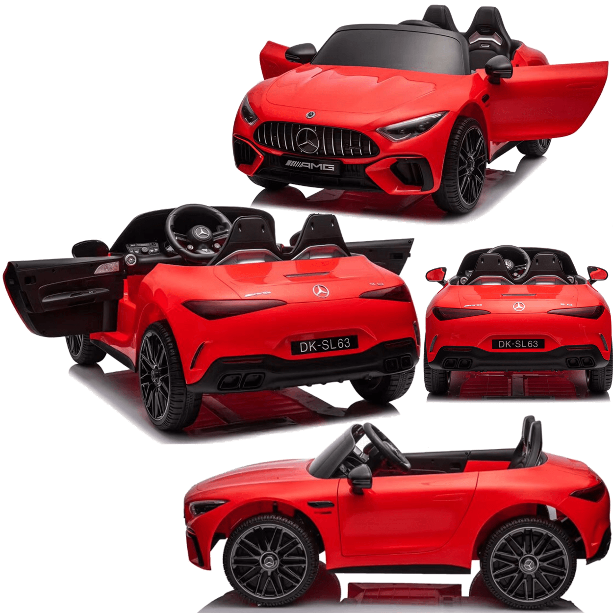 Carro Eletrico Bandeirante Mercedes AMG SL63 12V CR Vermelho