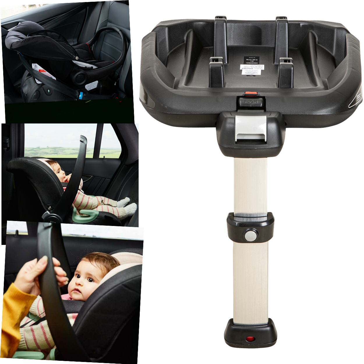 Base para Carro Isofix Casulo Click Kiddo - Maçã Verde Baby