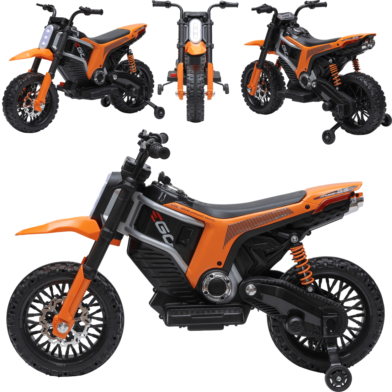 その他 KIDS Mini Motocross Elétrica Infantil Zippy Toys ZS Laraja 12V - Maçã