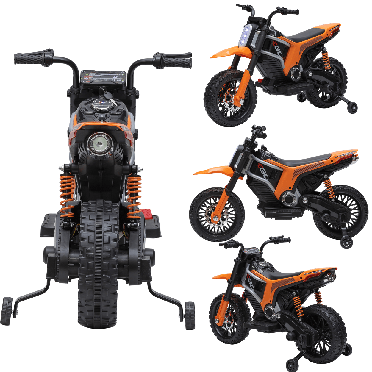 Mini Motocross Elétrica Infantil Zippy Toys ZS Laraja 12V - Maçã